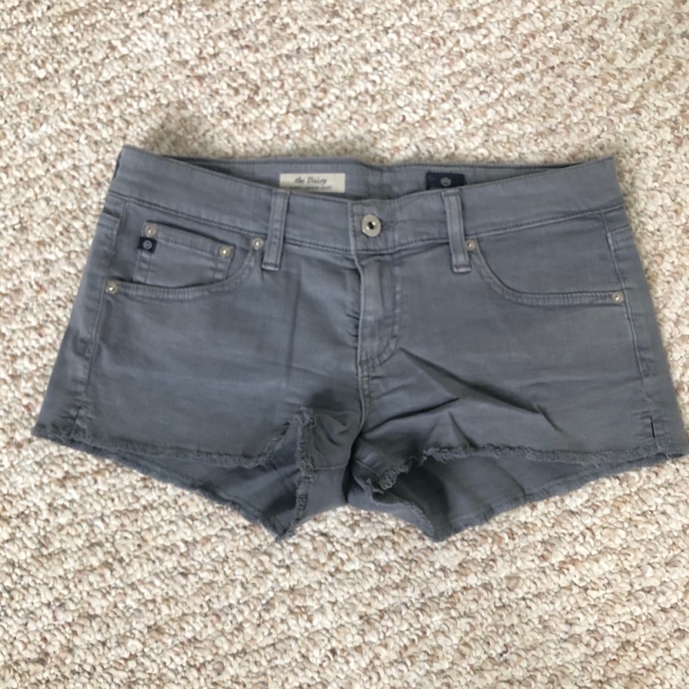 AG Grey Cut Off Shorts Size 27